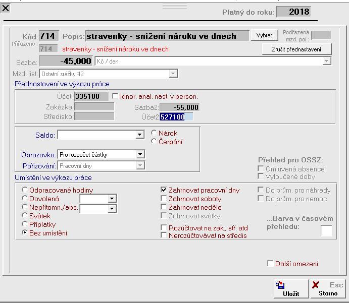 Pokud by v rámci měsíce bylo zapotřebí upravit počet stravenek (např.