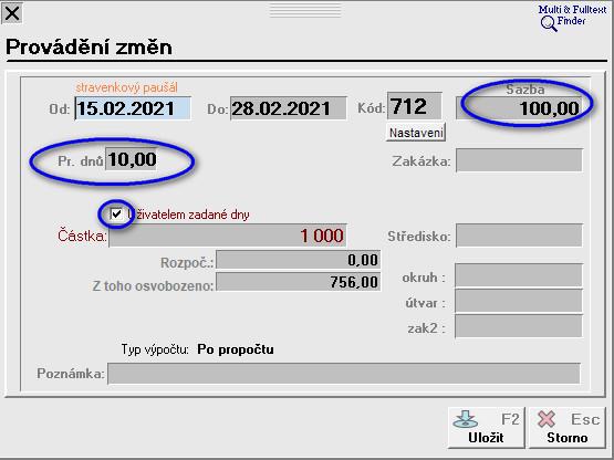 Různá výše stravenkového paušálu v jednom měsíci Pokud s ohledem na délku směny poskytujete stravenkový paušál v průběhu jednoho měsíce v