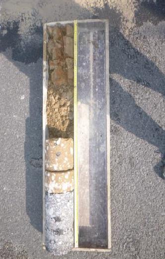 D8, km 5,150-12,120 P; km 5,260-11,200 L DOKUMENTACE ODEBRANÉ GEOTECHNICKÉ SONDY SONDA.