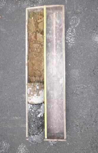 D8, km 5,150-12,120 P; km 5,260-11,200 L DOKUMENTACE ODEBRANÉ GEOTECHNICKÉ SONDY SONDA.
