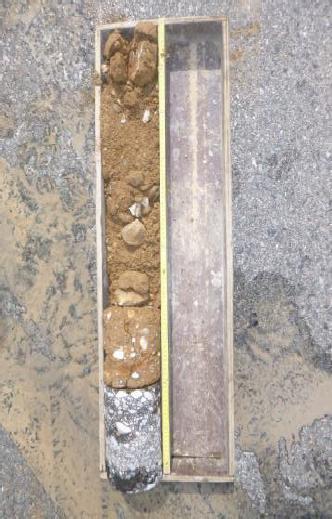 D8, km 5,150-12,120 P; km 5,260-11,200 L DOKUMENTACE ODEBRANÉ GEOTECHNICKÉ SONDY SONDA.