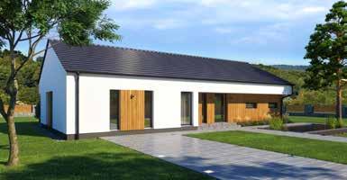 VXD B143 / sedlová střecha NEW 5 + kk 18,36 x 10,56 m užitná plocha 143,1 m²