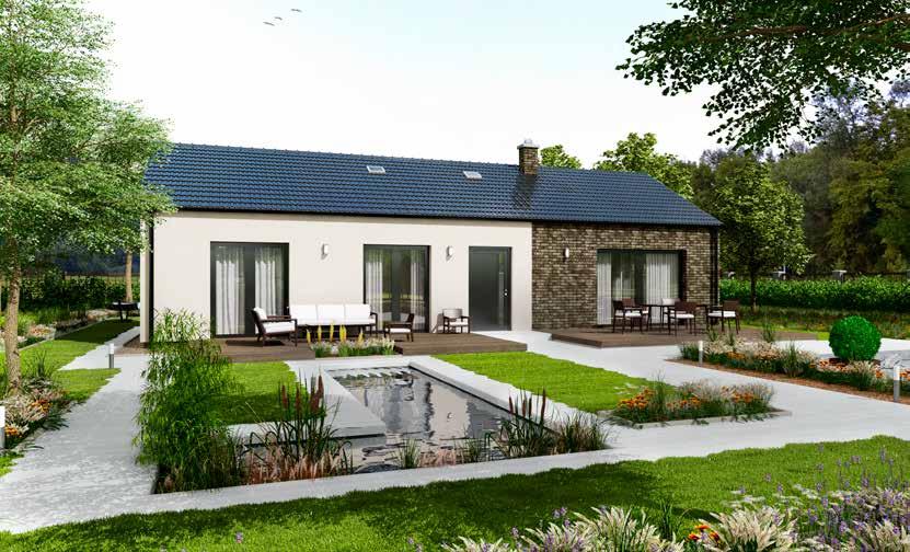 plocha 136,4 m² sklon střechy 25 10