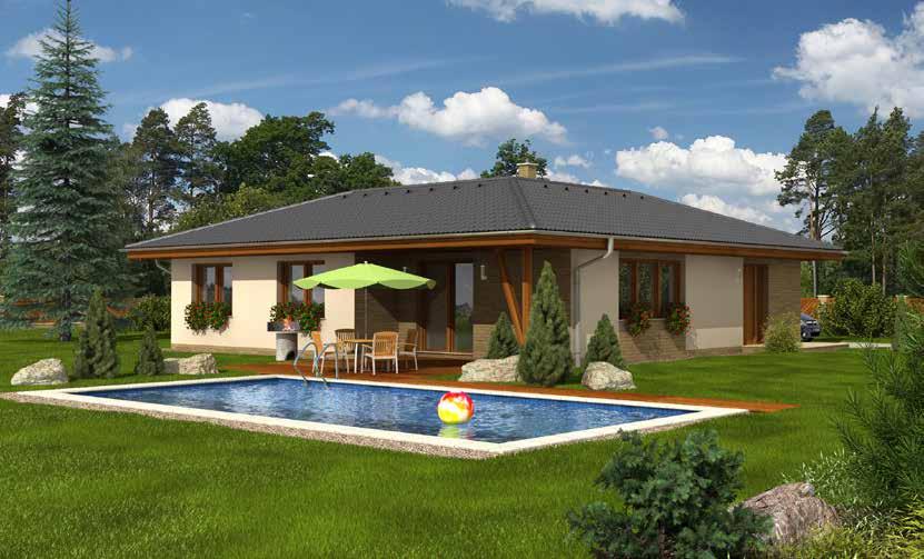 plocha 134,8 m² sklon střechy 22 12