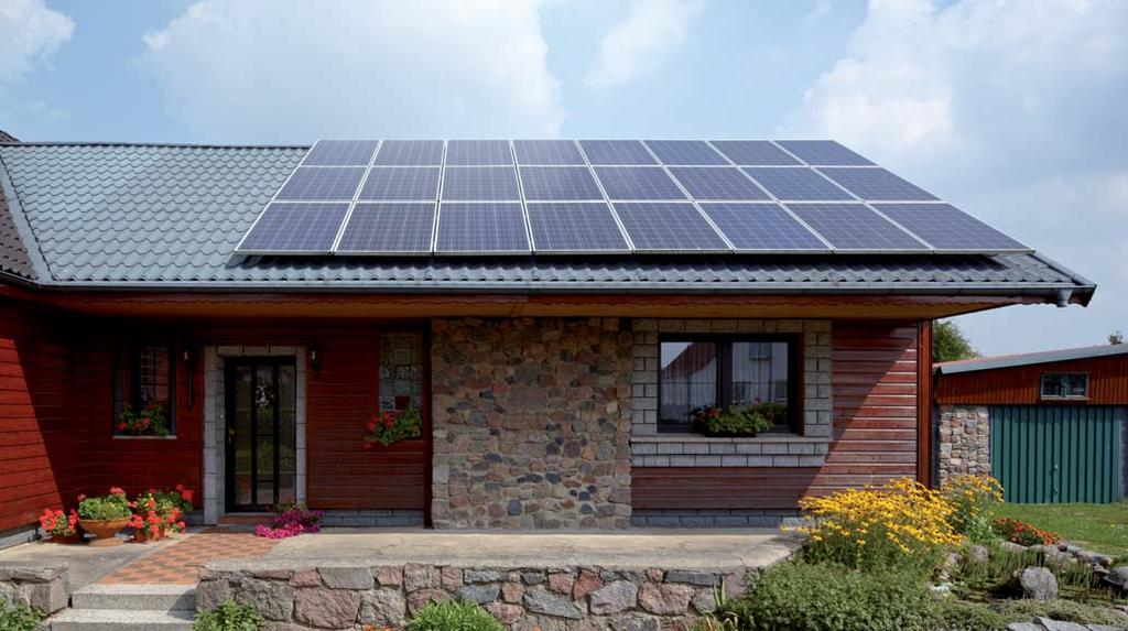 4 / 5 FOTOVOLTAIKA Elektřina ze slunce: 8,5 m 2 fotovoltaické plochy stačí k pokrytí spotřeby elektřiny průměrného občana České republiky.