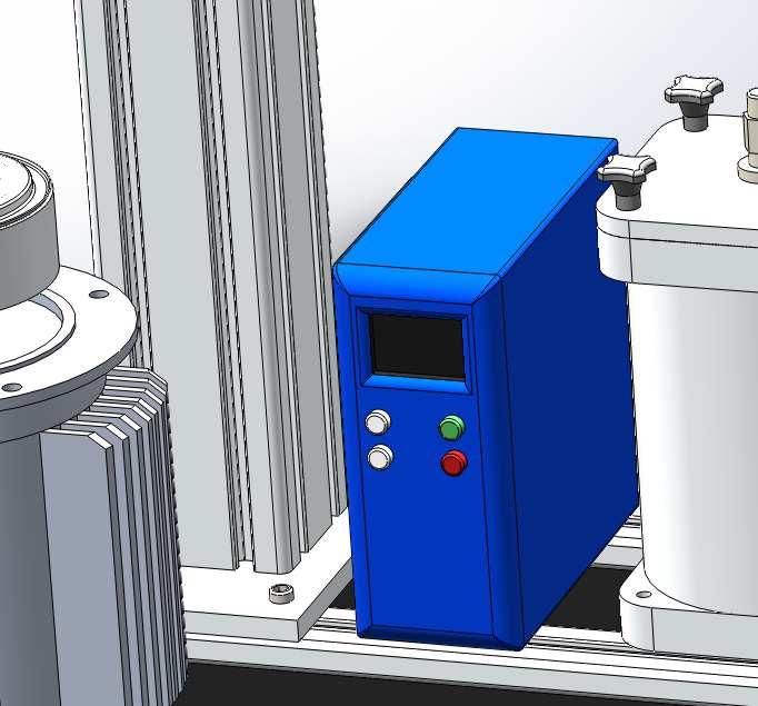 Řízení je upraveno tak, aby nanesení těsnící hmoty proběhlo na více než současnou jednu otáčku rotačního mechanismu a tím pádem bylo minimalizováno místo vlivu tlakové