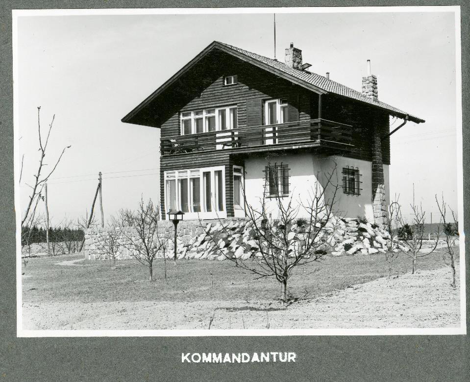 Obrázek 3: Vila v táboře Hradištko, ve které sídlilo