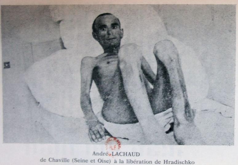 Obrázek 5: André Lachaud z Chaville po osvobození z