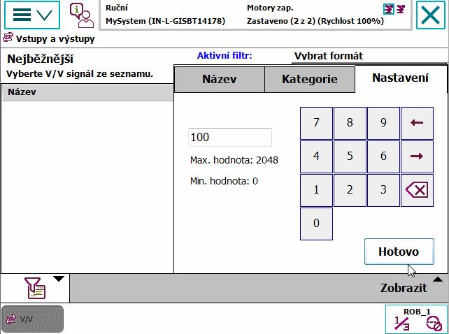 3 Navigace a obsluha jednotky FlexPendant 3.6.