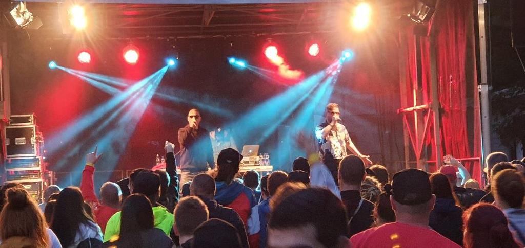 Koncert skupin Prago Union a PSH Multižánrový festival Otevřeno Během roku 2021 byly provedeny opravy: oprava vstupního nájezdu u pokladny z ulice Přemyslova oprava mola u půjčovny lodiček oprava