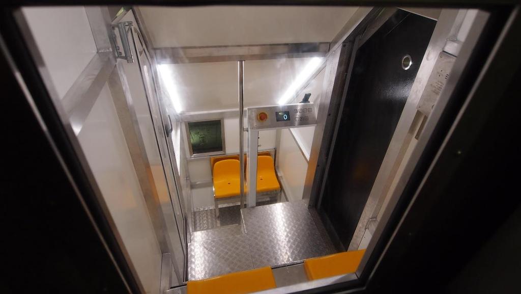 Šikmý výtah VODNÍ ELEKTRÁRNA LIPNO Počet