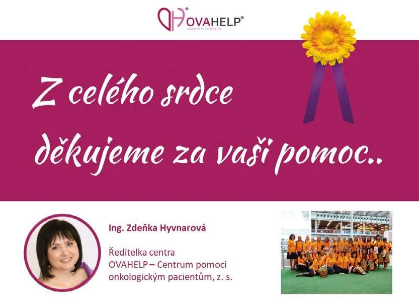 Už 16 let má organizaci sbírky v našem klubu na starosti členka výboru Hedvika Juřinová, která se díky svým aktivitám stala Seniorkou roku 2021 v Ostravě.