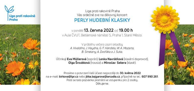ročníku celonárodní sbírky, a je důstojným ukončením květinkového dne.
