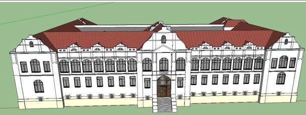 10 Modely z různých vstupních dat a) z mapového půdorysu b) z technické dokumentace Zdroj: Geoportál Praha (2014) Zdroj: Sobotka (2014) c) z obrazového materiálu Zdroj: vlastní tvorba Laserové