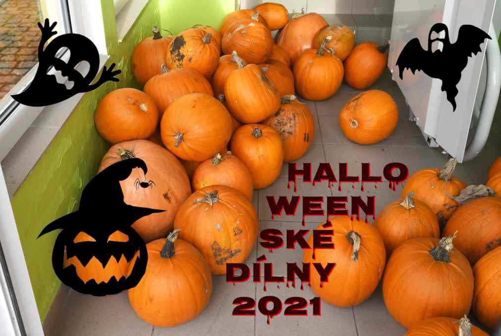 Z důvodů covidových opatření se dlabání dýní konalo letos venku.