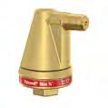 G 1/2" F; PN10 28520 1797,00 1(1) 1/2"; PN10, zp tná klapka 28525 730,00 1(1) FLEXVENT PRO Flexvent Pro - velkokapacitní automatický odvzduš ovací ventil. Min./max.