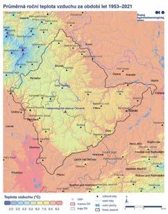 ních dnů je mezi 20 až 30, úhrn srážek ve vegetačním období 500 600 mm, v zimním 350 400 mm, počet dnů se sněhovou pokrývkou 100 120. 3.6.1 Staniční síť Následné hodnocení vybraných klimatologických prvků vychází ze sítě klimatologických a srážkoměrných stanic ČHMÚ.