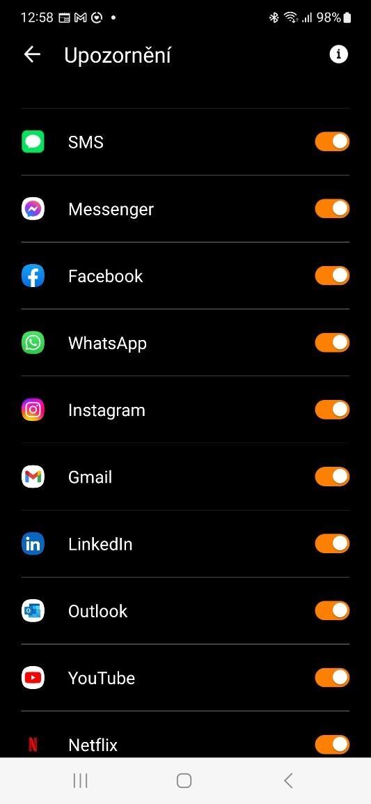 4) Nastavení zobrazování notifikací na hodinkách příklad Android Pro správné zobrazování notifikací na telefonech Android je klíč především ve správném nastavení.