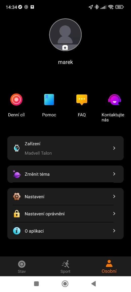 6) Popis funkcí v aplikaci CO FIT Aplikace CO FIT se stále vyvíjí a postupem času si přidávají nové a nové funkce,