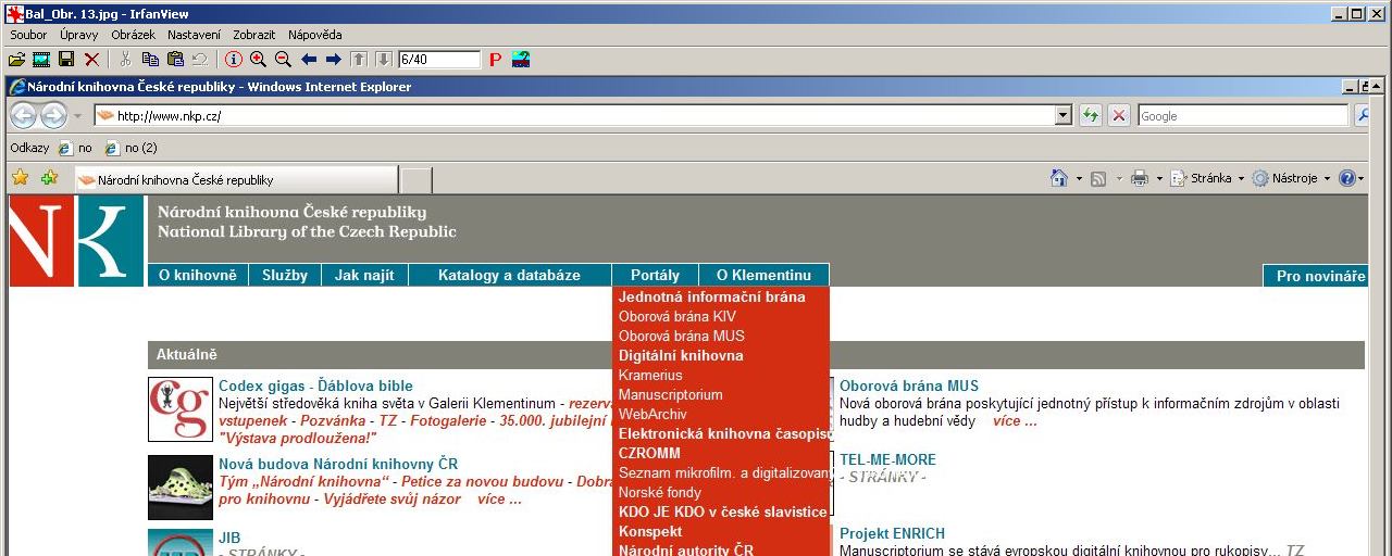 používaných v dané instituci; Potenciální využití systému M-CAST v knihovně, která chce své