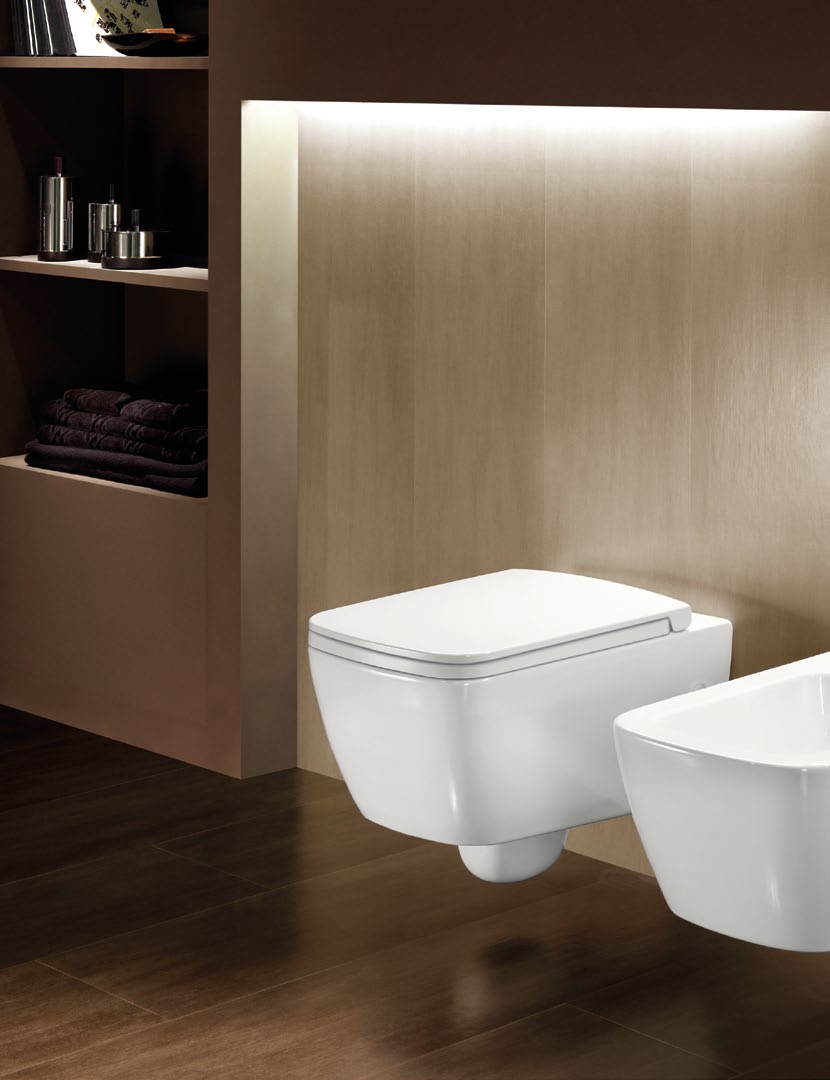 Fusion Q navazuje na úspěšnou sérii Fusion. Její design ji jasně zařazuje do kategorie výrobků moderních hranatých zařizovacích předmětů.