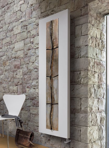 swiss made italy design RUNTAL ARTEPLANO RAKU ERUPTION Designový radiátor RUNTAL ARTEPLANO RAKU s motivem keramického prvku Eruption je k dodání v provedení křemíková bílá a volcanic.