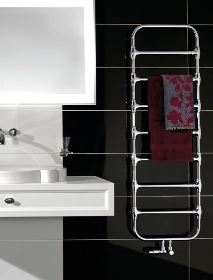 swiss made Radiátory ZEHNDER NOBIS Radiátor ZEHNDER NOBIS je kopií radiátorů, které se používaly na počátku dvacátého století.