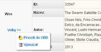 Obě práce mají příznak IMPORTOVANÝ, takže je ještě nikdo do OBD nepřevzal.