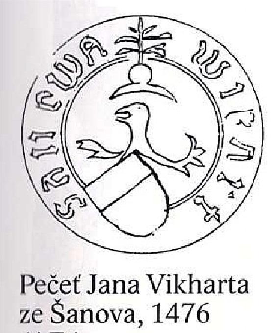 Větev Šanovců -Vikhartů Vikhartové ze Šanova oblíbili si příjmení po křestním jménu předků.
