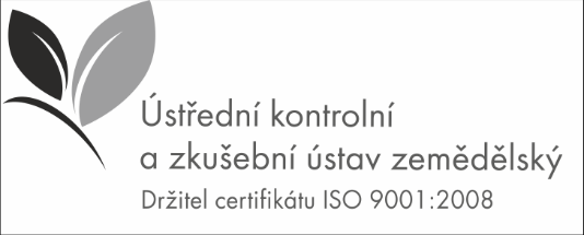 ÚTVAR: Národní odrůdový úřad VÁŠ DOPIS ZN.: ZE DNE: SPISOVÁ ZN.: NAŠE ČJ.: UKZUZ 032523/2015 VYŘIZUJE: Ing. Horáková TELEFON: 543 5 228 E-MAIL: vladimira.horakova@ukzuz.