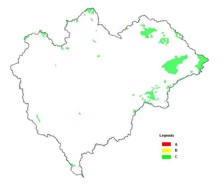 Aktuální stav lesních porostů je jednoznačně nepříznivý, převládají porosty druhově nevhodné (65 % - index 0-1) a kulturní (18,3 % - index 3), pouze zbývajících necelých 17 % (index 4-6) lesa je plně