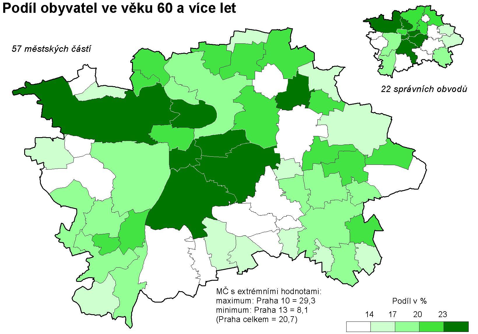 Průměrný věk obyvatelstva se zvýšil ze 40,3 let v roce 1991 na 44,9 let v roce 2001.