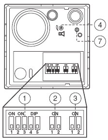 VSTUPNÍ PANEL AUDIO 1082/7 16-ti tlačítkový rozšiřovací modul 1038/17 K vstupnímu panelu Charakteristika Moţnost instalace do panelů 1145.