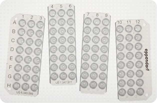 termocyclerů OptiTrak matrix: vysoce kontrastní alfanumerické značení K