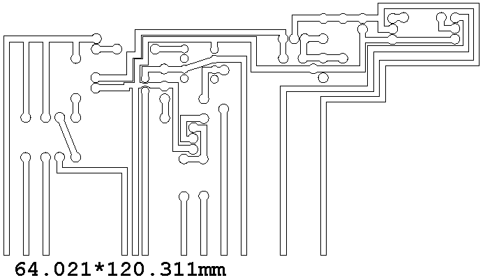 3. Deska s příslušenstvím (64x120,3mm): 4. Ovládací panel desky s příslušenstvím (41,1x139,2mm): 3.3. Leptání K vyleptání desky s plošnými spoji budeme potřebovat následující ingredience: 1.