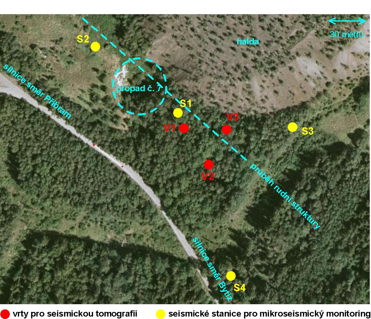 (i 200 m pod povrchem). Očekává se, že propady se budou i nadále rozšiřovat, nejde vyloučit, že dojde ke kolapsu celého nadloží rudního pásma.