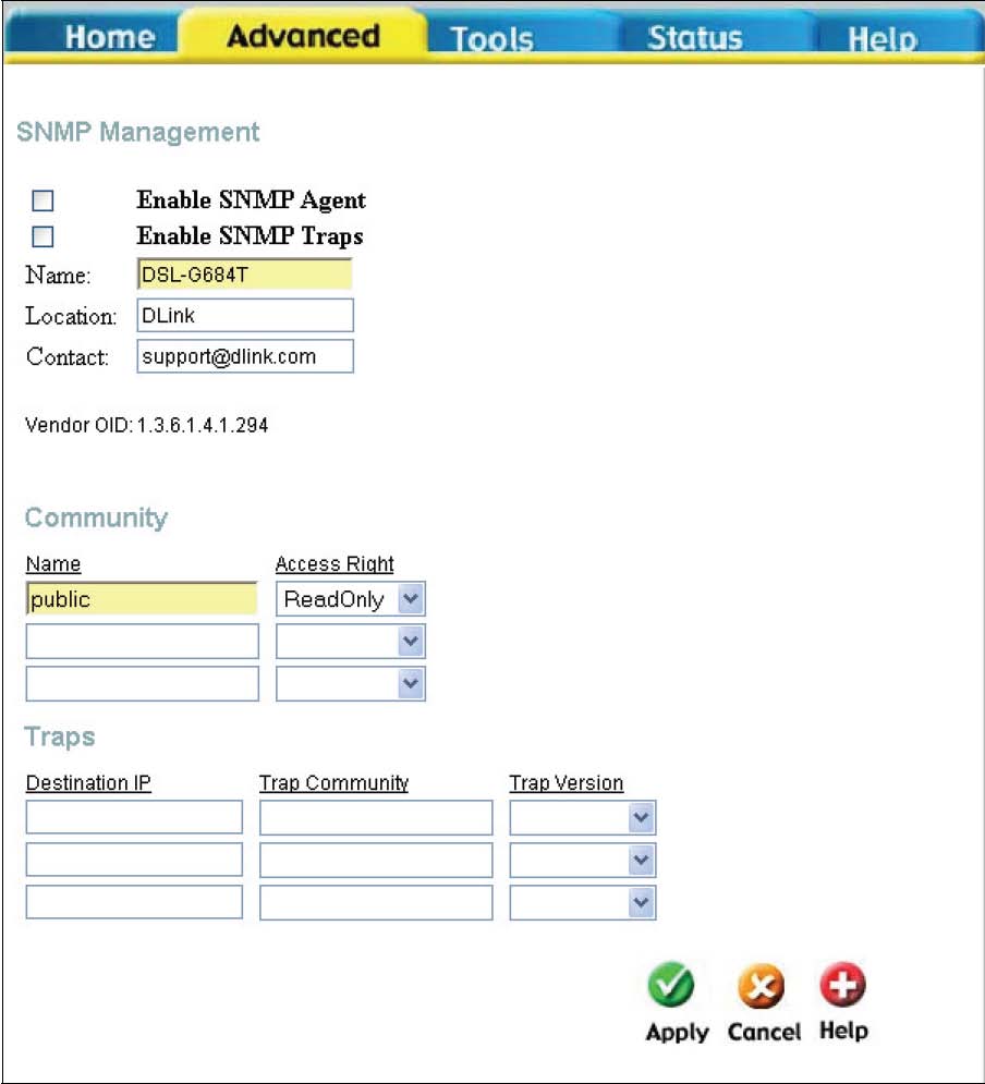 SNMP Simple Network Management Protocol (SNMP) je standard pro