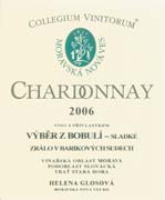 Evidenční číslo vína: 94 Chardonnay barrique 2006 výběr z bobulí Slovácká Moravská Nová Ves Stará hora hlinito-písčitá 17. 11.