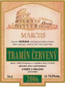 Evidenční číslo vína: 49 Tramín červený 2006 výběr z hroznů Mikulovská Sedlec Nad Nesytem písčito-vápenitá 26. 10.