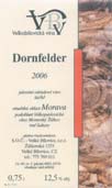 Evidenční číslo vína: 55 Dornfelder 2006 jakostní odrůdové víno Velkopavlovická Moravský Žižkov Sahary hlinito-písčitá 25. 9.