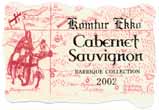 Cabernet Sauvignon barrique 2002 jakostní víno Velkopavlovická Čejkovice Helezný díl černozem 14. 10.