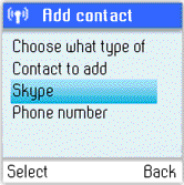 1 n Kontakty Seznam vašich kontaktů zobrazuje všechna jména, kterým voláte. Pokud máte stávající Skype účet, váš seznam kontaktů je automaticky stažen, poté co se přihlásíte.