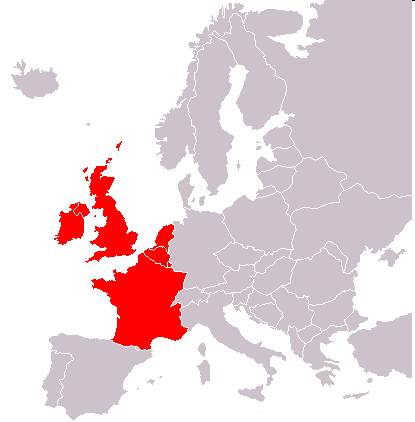 Přílohy Příloha 1 Mapa Západní Evropy Nizozemsko Velká Británie Severní Irsko