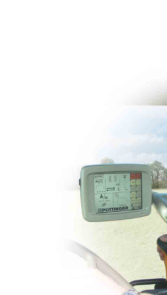 Signalizace chodu pro stroje řady Standardline Volba reïimu hydrauliky obsluha pomocí dvojãinného ovládacího pfiístroje: Zdvihání a spou tûní stroje Obsluha znamenáku a krokovacího kola (na pfiání)