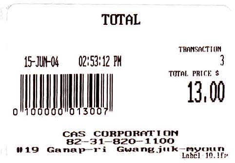 CAS CL-5000 Strana 36 (0) Etiketa 0: TC6040-0000 Aktuální čas Akt.