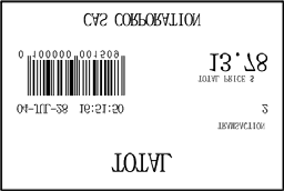 CAS CL-5000 Strana 80 Je nutno stáhnout z PC formát etikety pro Č. formátu záhlaví účtenky a Č. formátu zápatí účtenky. Formát účtenky: SELECT TICKET ITEM (/) Prt. List : [ Y ] Prt.