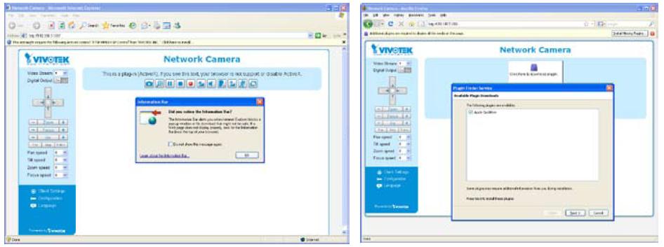 Zadejte IP adresu kamery, případně ji v prostředí LAN zjistěte pomocí programu Installation Wizard 2 3. Na úvodní str{nce je zobrazeno video z kamery 4.