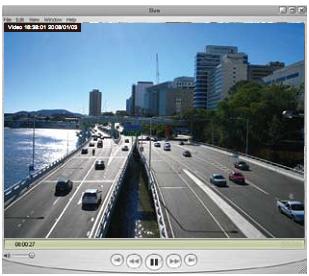 4.2 Přístup pomocí RTSP přehr{vače médií Pro zobrazení MPEG-4 videa z kamery pomocí přehr{vače médií můžete použít například Apple Quick Time, Real Player, či VLC Player. 1. Spusťte přehr{vač 2.