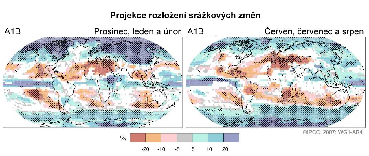 Projekce ukazují zmenšení rozsahu sněhové pokrývky. U většiny oblastí věčně zmrzlé půdy se projektuje rozsáhlé tání do větších hloubek. {10.3, 10.