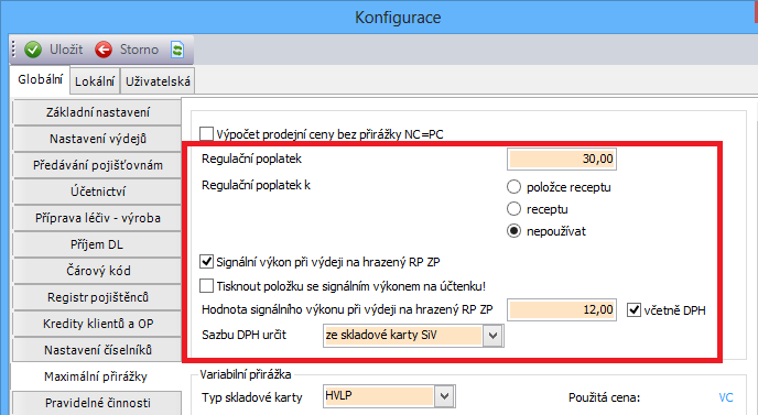 Konfigurace Nyní se podíváme, jak se změny projevily v LpW.